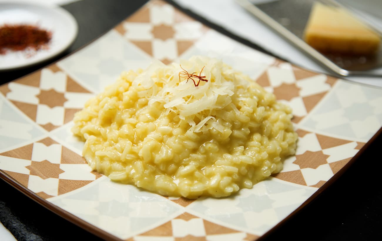 Risotto de pera